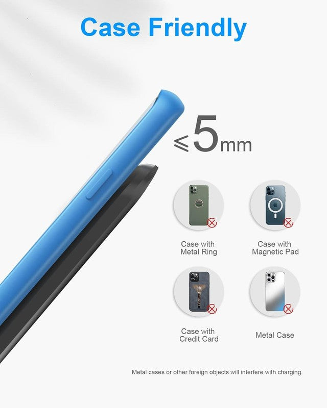 Fast Qi-Certified Wireless Charger for Samsung Galaxy & Phone 16/15/14/136