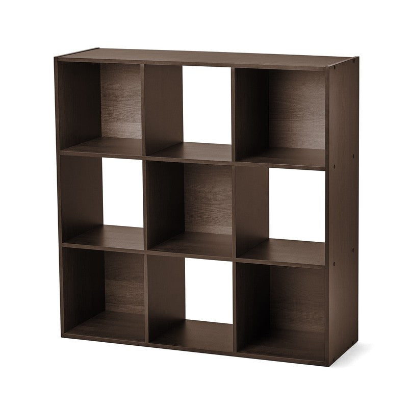 9 Cube Storage Organizer, Espresso2