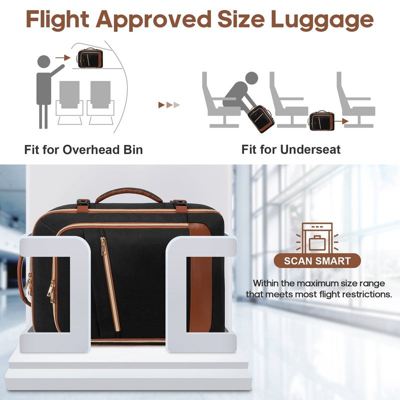 Travel Backpack for Women Carry on Backpack Flight Approved 40L Personal Item Ba3