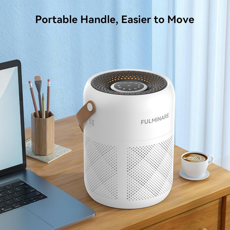 Air Purifier H13 HEPA Quiet w/ Timer Sleep Mode Night Light for Home Pets5