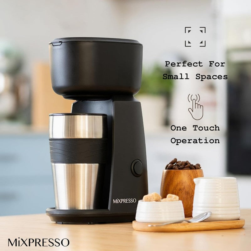 Single Serve Coffee Maker with 14Oz Travel Mug & Reusable Filter4