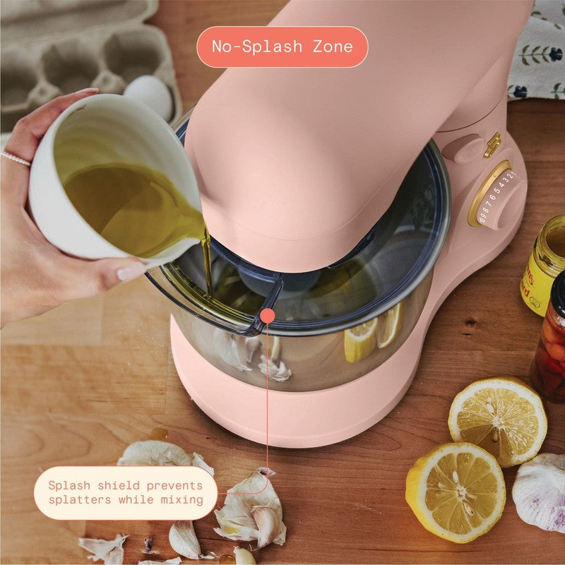 3.5 Qt Stand Mixer Lightweight Tilt Head Powerful Rose5