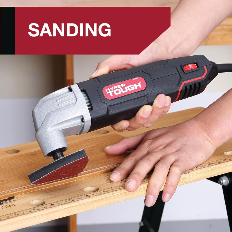 2.1A Corded Oscillating Multi Tool Variable Speed w/ Sanding Pad Scraper Blade4