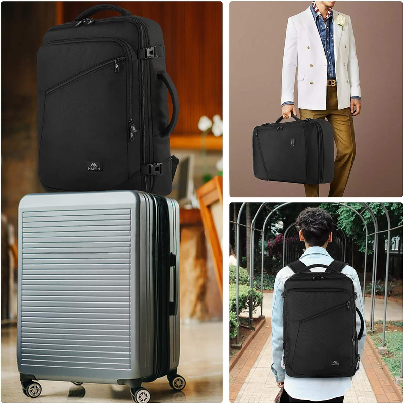 Carry on Backpack, Extra Large Travel Backpack Expandable Airplane Approved Week5