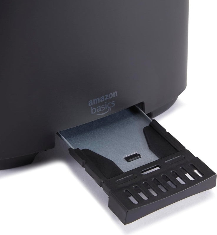2 Slice Toaster Black & Silver - Wide Slots, 7 Shades, Bagel, Defrost, 800W4