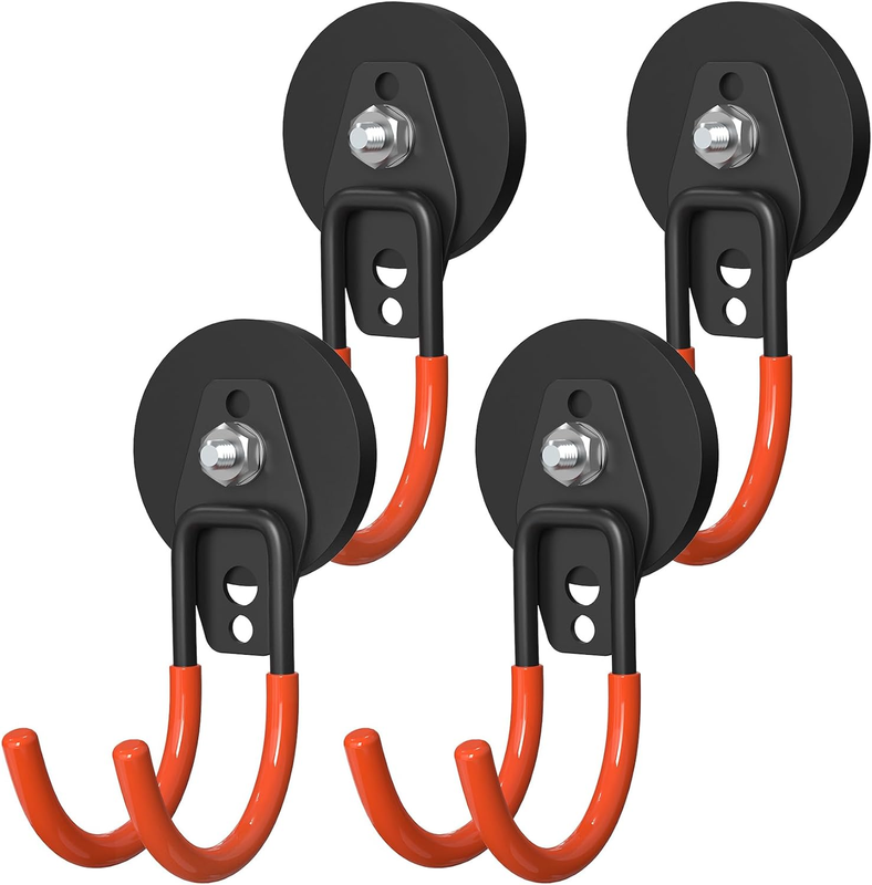 Heavy Duty Storage Magnetic Utility Hooks Large Garage Magnet Hooks with Anti-Sl9