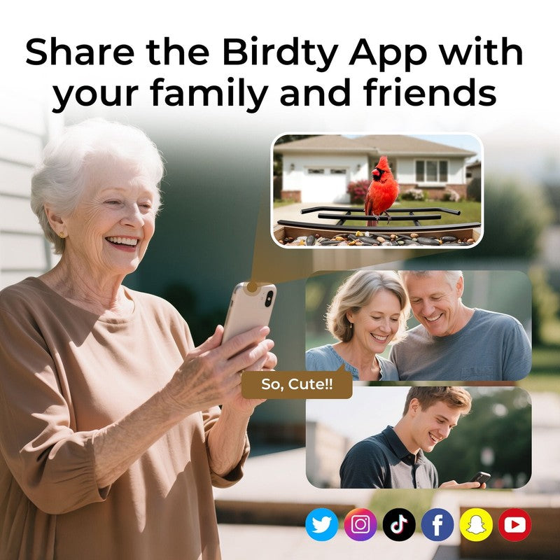 Solar Smart Bird Feeder w Camera AI ID 10,000+ Birds Weatherproof Cedar Wood7