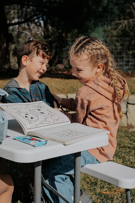 Compact Kids Picnic Table (G 940), White9