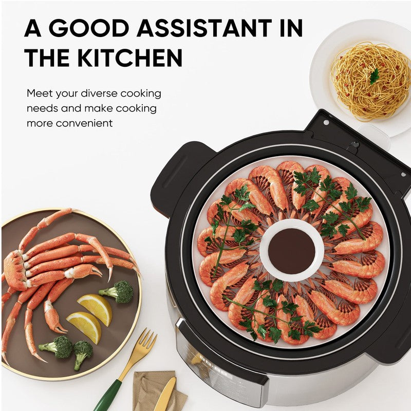 6 Quart 7 In 1 Electric Pressure Cooker with Multi Function Features and Stainle6