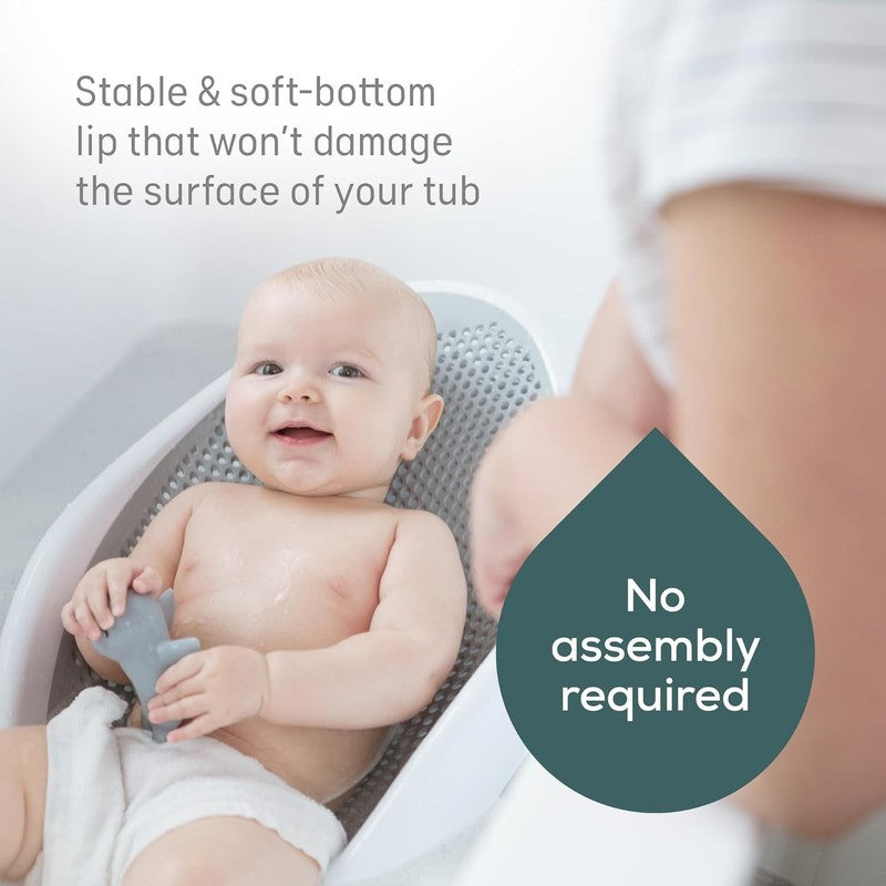 Baby Bath Support (Gray) | Ideal for Babies Less than 6 Months Old2