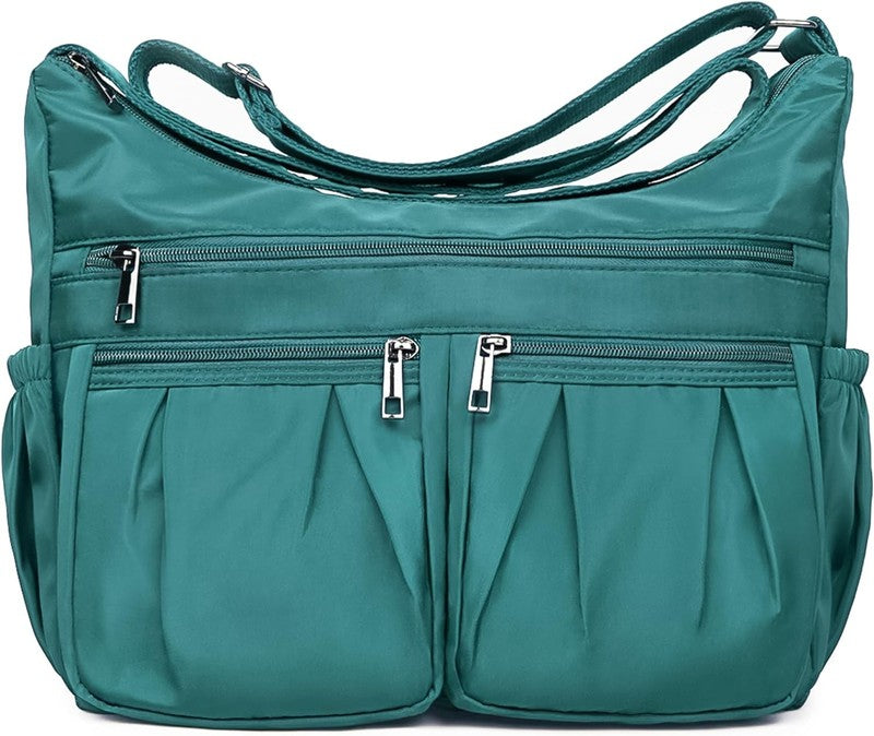 Women Crossbody Bag Waterproof Nylon Lightweight Shoulder Large Purse Handbag7