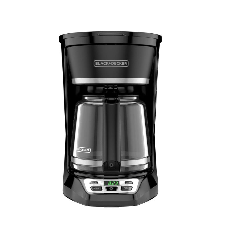 Programmable 12-Cup Drip Coffee Maker with Custom Brew Strength, Black7