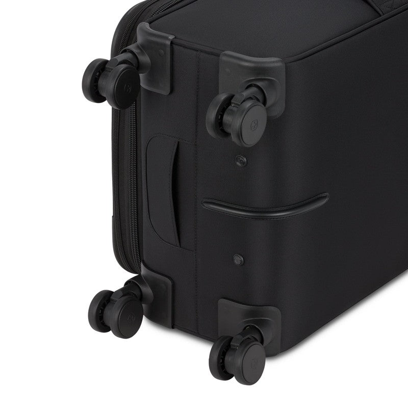 Stride Expandable Carry-On Spinner Luggage with TSA Lock, 8 Wheels, Black8