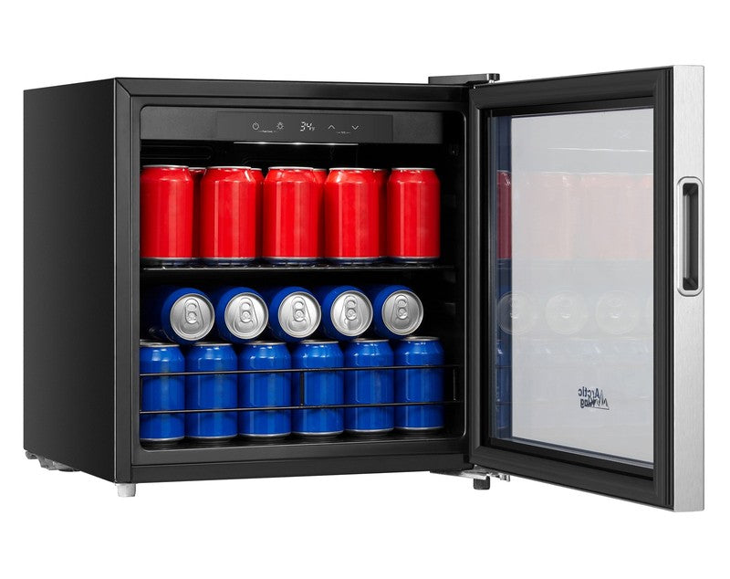 48 Can Stainless Steel Beverage Fridge with Electronic Temperature Control1