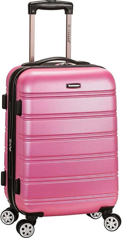 Melbourne Lightweight Expandable Hardside Spinner Wheel Luggage in Pink11
