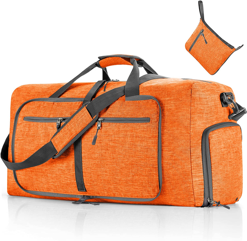 65L 85L 115L Foldable Travel Duffle Bag Water Resistant Weekender Shoe Pocket9