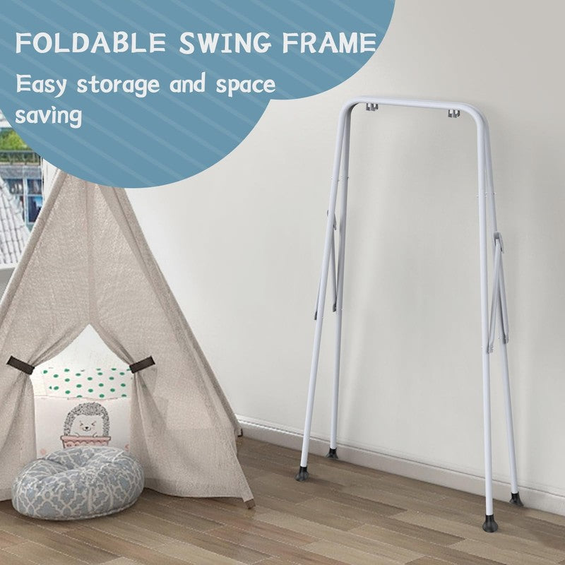 Baby Jumper with Stand, Portable Baby Bouncers and Jumpers with Floor Mat, Jumpe3