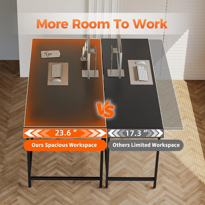 48"x24" Gaming Computer Desk, Modern Office/Study Table for Small Spaces4