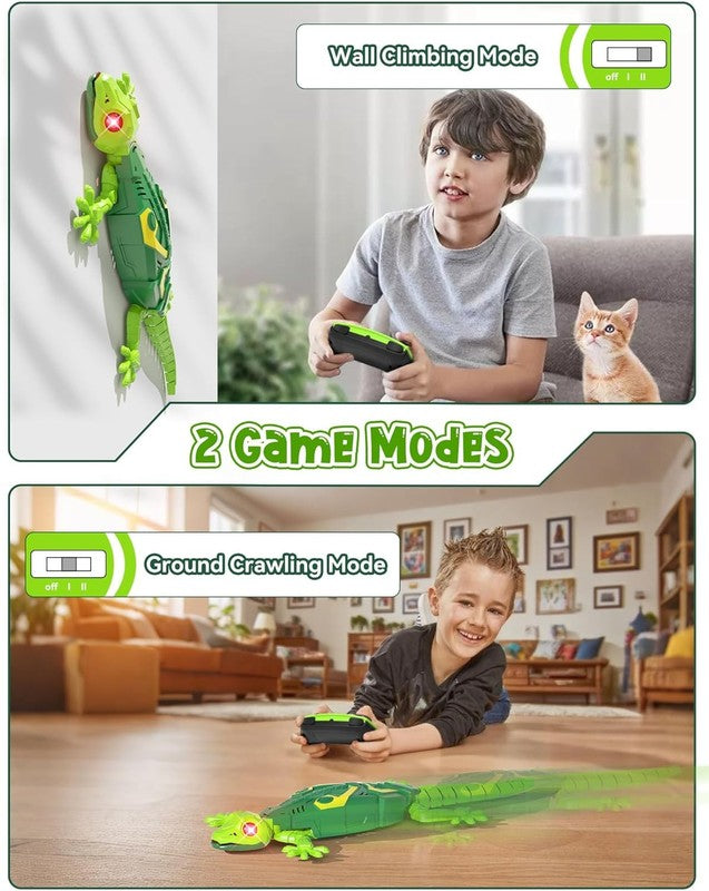 Wall Climbing Lizard RC Gecko Toy Remote Control Floor & Ceiling Crawler1