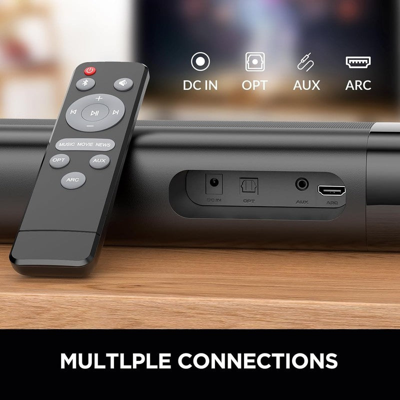 2 in 1 Bluetooth Sound Bar for TV ARC OPT AUX 3 EQ Modes Detachable Speaker6
