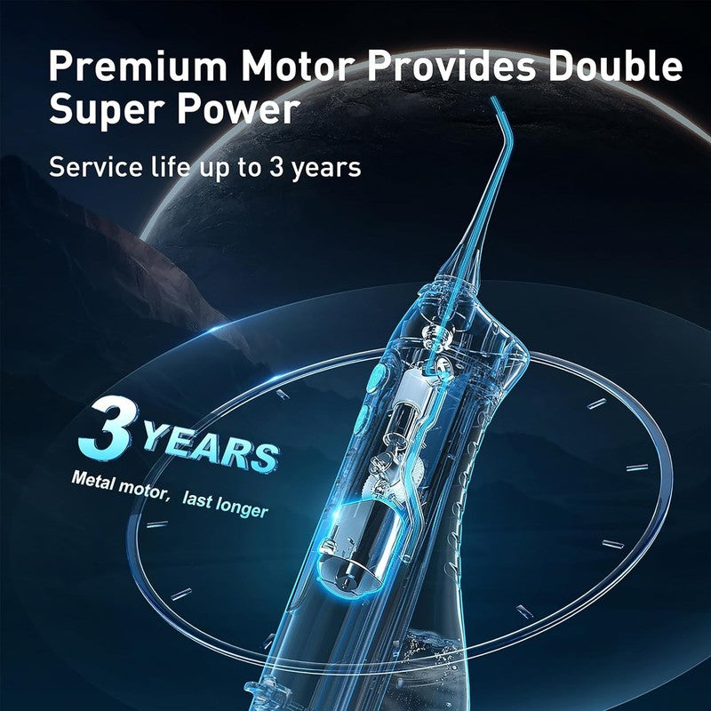 Portable Cordless Water Flosser - Rechargeable IPX7 Waterproof Teeth Cleaner6