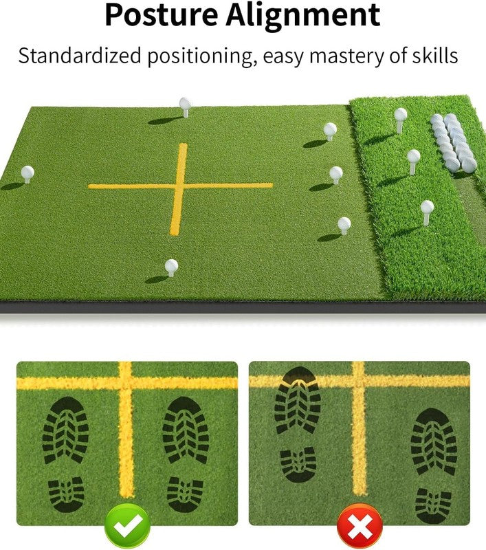 Golf Mat, 5.2X4Ft Putting Green Practice Hitting Mat for Indoor Outdoor, Artific8
