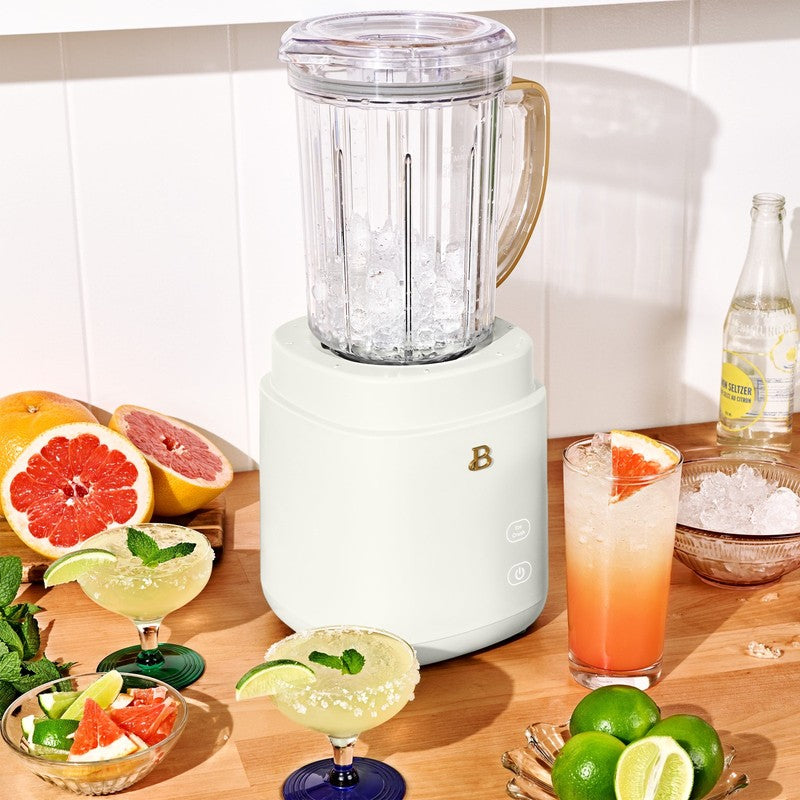 3-In-1 Kitchen System, Blender, Food Processor & Personal Blender, White Icing b6