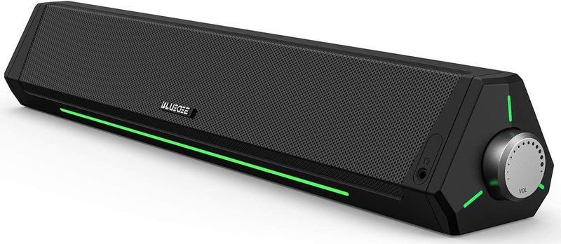HiFi PC Soundbar Speakers Bluetooth 5.0 USB C 3.5mm Desktop Laptop9