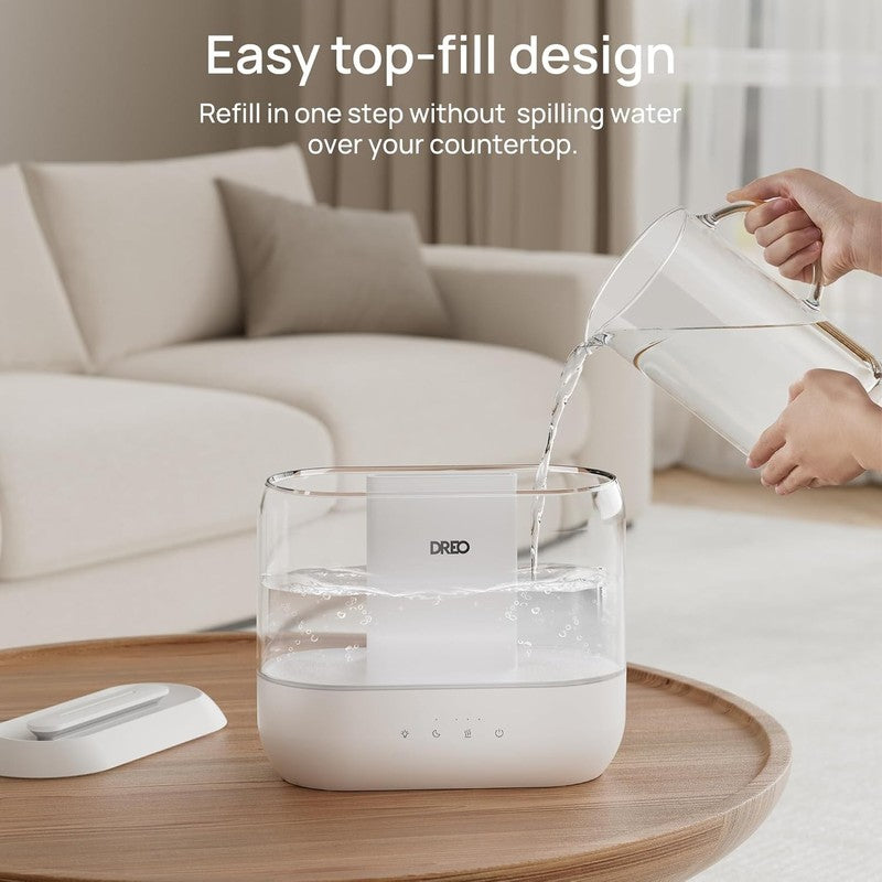 Humidifier 4L Top Fill Quiet 36H Cool Mist for Bedroom Baby Plants5