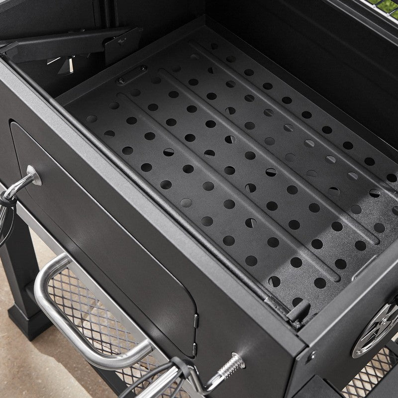 Charcoal Grill, 24 Inch Heavy Duty Charcoal Grill with Wheels, Black3