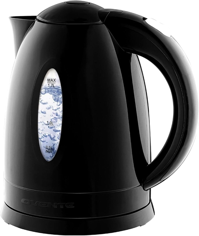 Electric Kettle, 1.7L Fast Boiling Water Heater for Coffee or Tea, BPA Free with0