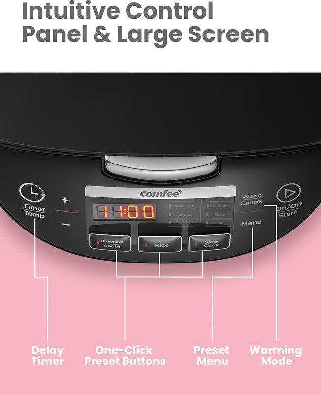 Japanese 10 Cup Rice Cooker Fuzzy Logic, 11 Presets, Keep Warm, Delay Timer3