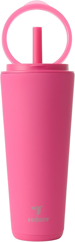 32oz Stainless Steel Insulated Tumbler Spill ProofFlip Lid Cold 32H Dragon Fruit9