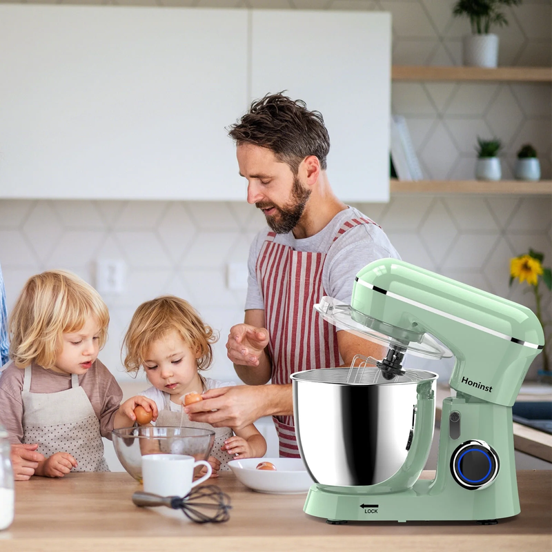 6.5QT Stand Mixer 10+ Speed Kitchen Electric Mixer Dough Hook Whisk Beater Bowl5