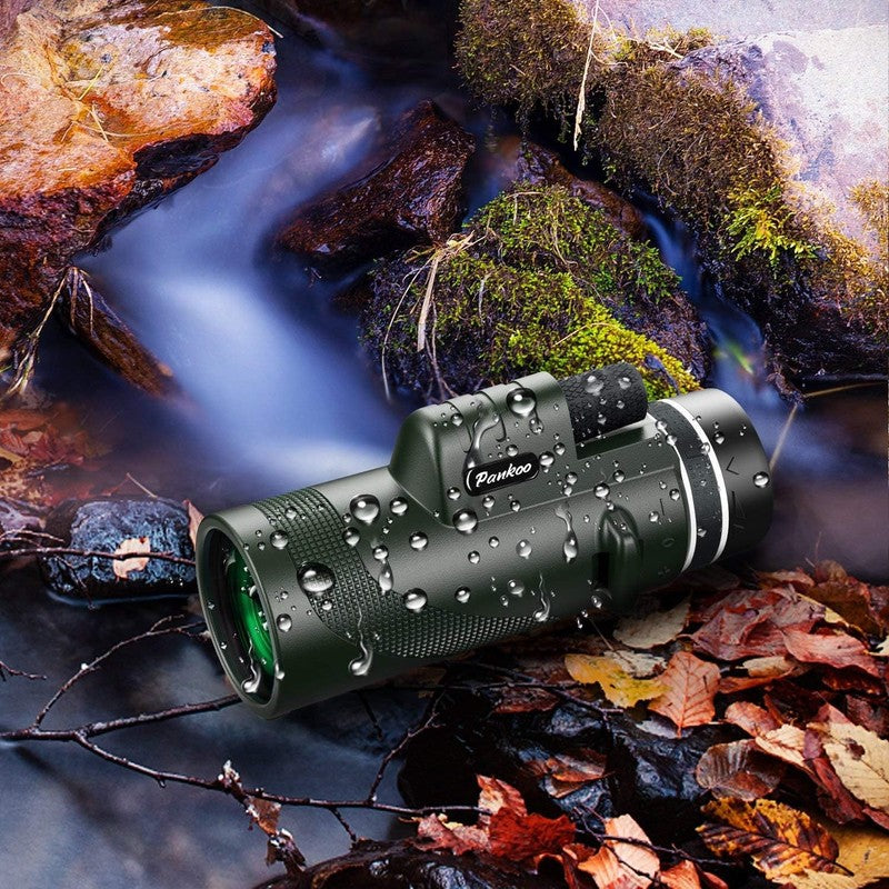 40x60 Monocular Telescope BAK4 Prism Phone Adapter Tripod Low Night Vision2