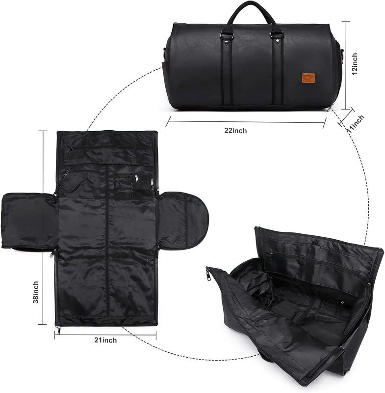 2in1 Garment Duffle Bag Hanging Suit Travel Carry On Business Men Women2