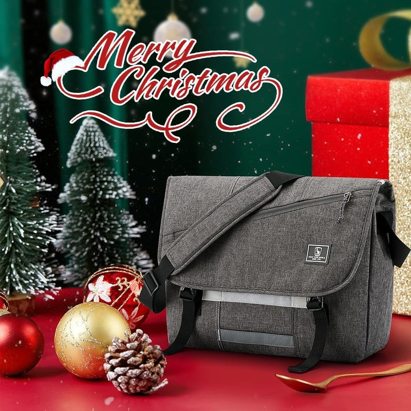 Messenger Bag 14 Inch Laptop Crossbody Satchel Shoulder Travel Office Briefcase1