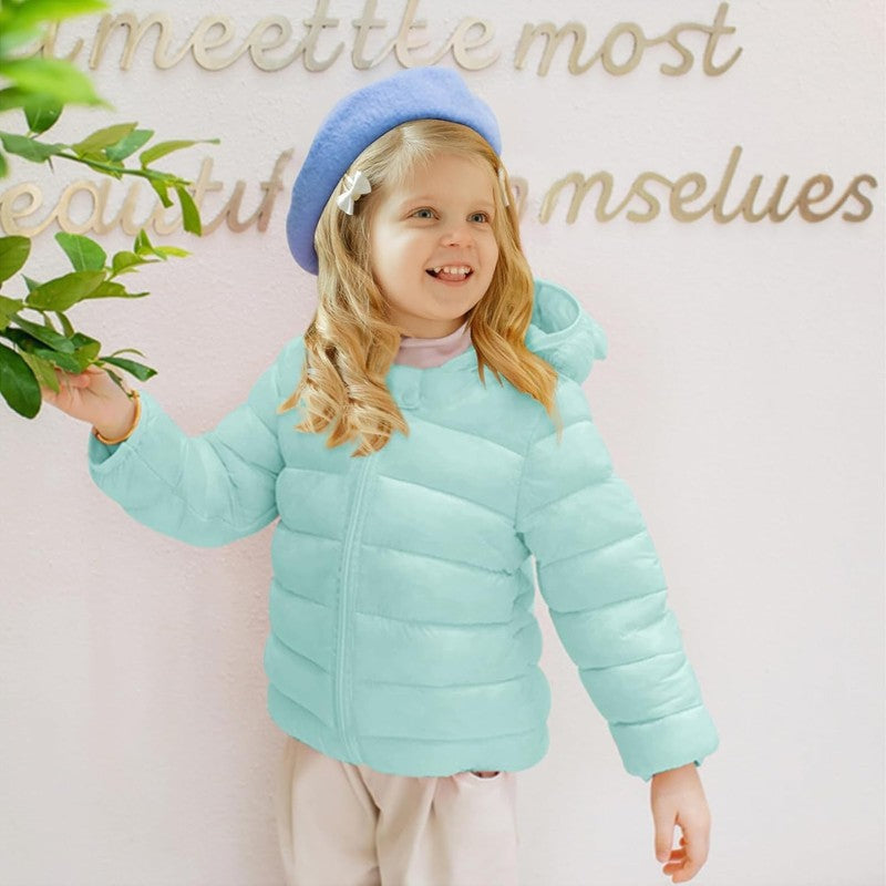 Baby Puffer Jacket Bear Hood Winter Coat 6M 3T Toddler Boys Girls Warm1