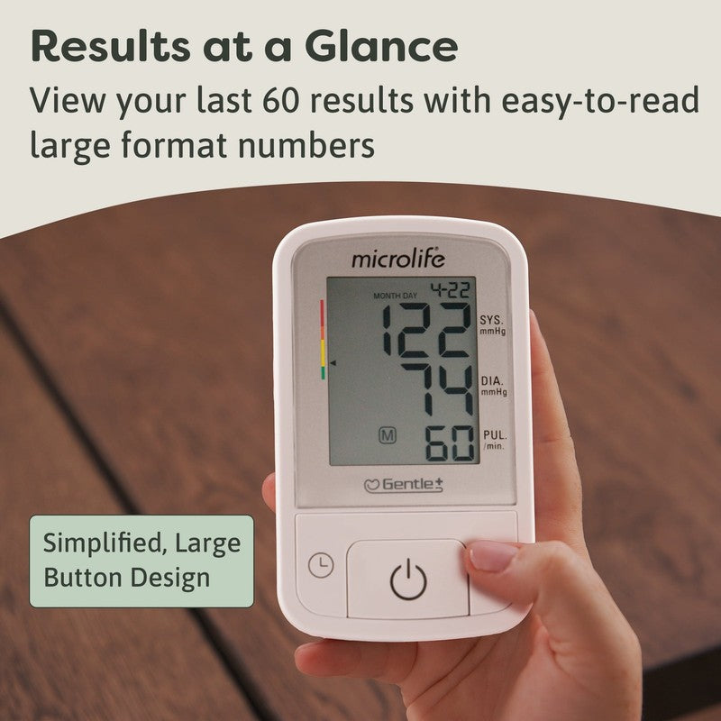 BPM2 Digital Blood Pressure Monitor, Wide-Range Upper Arm Cuff, Stores 60 Result4