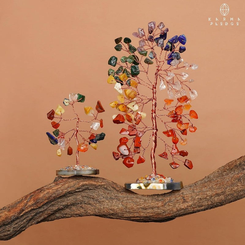 7 Chakra Tree of Life Crystal Set Feng Shui Decor Positive Energy Good Luck Gift7