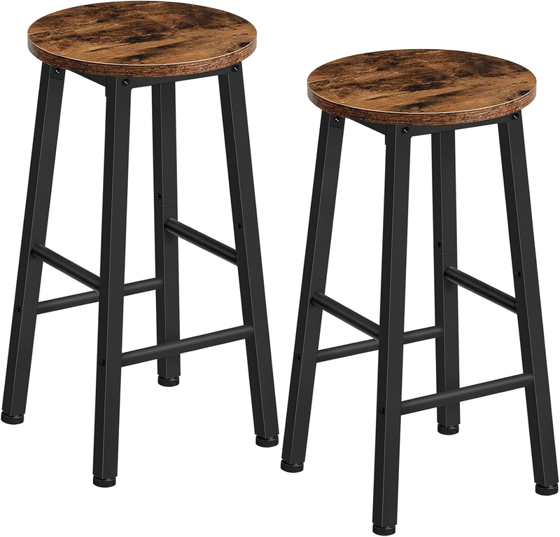 Bar Stools, Barstools Set of 2,Counter Height Barstools, 24.8" Bar Stools for Ki0