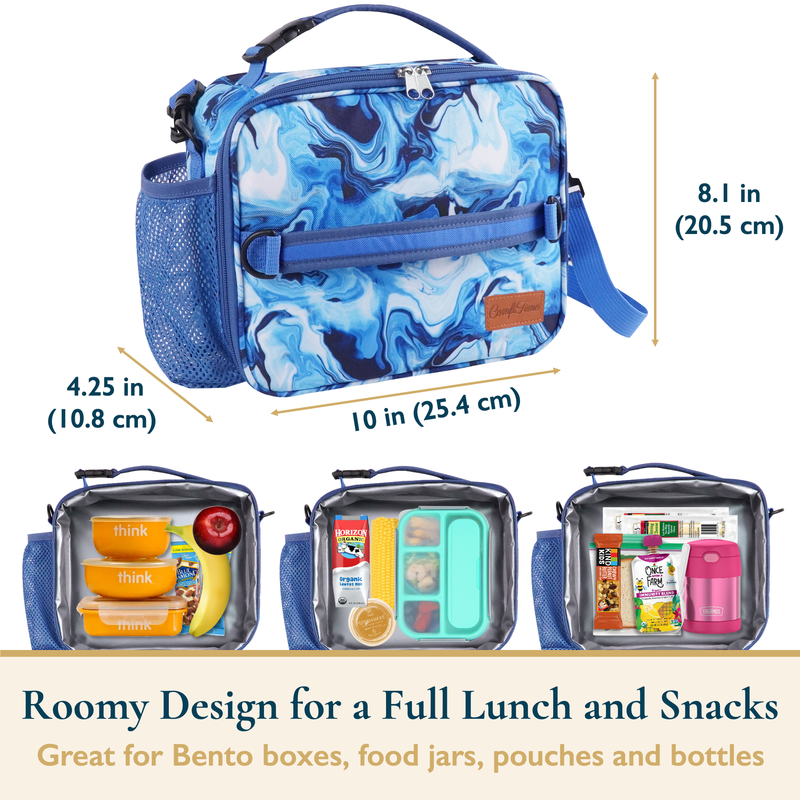 Lunch Bag for Kids – Insulated Lunch Box for Girls and Boys, Cute Reusable Coole11