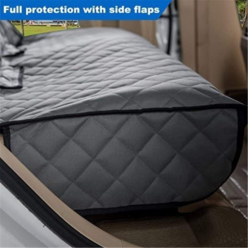 Waterproof Bench Car Seat Cover for Dogs, Nonslip, Grey, Universal Fit7