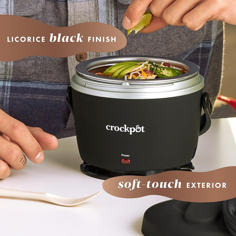 Electric Lunch Box 20oz Portable Food Warmer Spill Proof Dishwasher Safe5