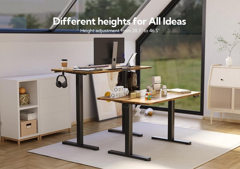 Electric Standing Desk, Adjustable Height Stand up Desk, 24X483