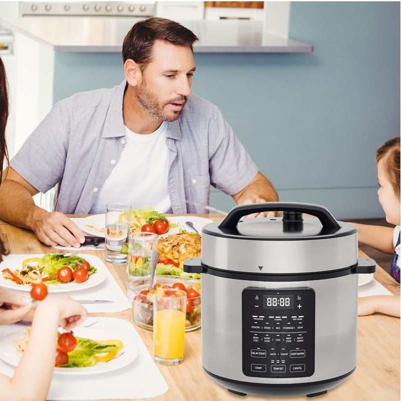 6 Quart 7 In 1 Electric Pressure Cooker with Multi Function Features and Stainle4