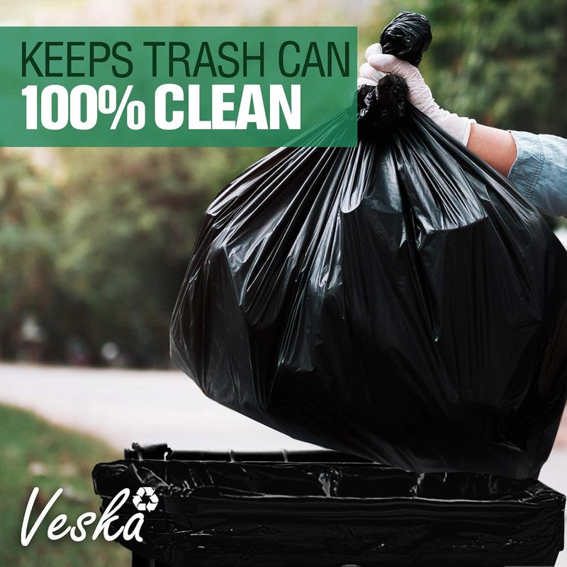 55-60 Gallon Heavy Duty Trash Bags 50 Count Black Lawn & Commercial Liners7