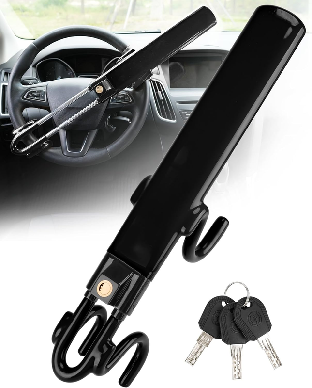 Steering Wheel Lock Anti Theft Car Device Heavy Duty Security Car Lock Antitheft10