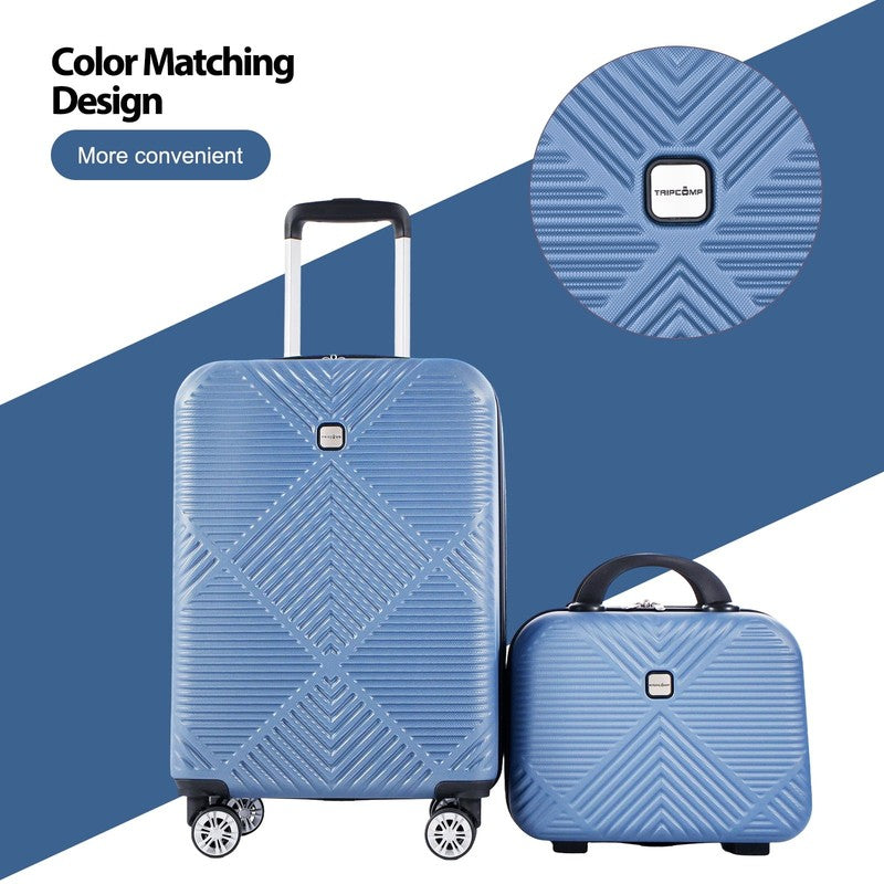 Luggage Sets 2 Piece Suitcase Set (14/20/)Hardside Suitcase with Spinner Wheels 6