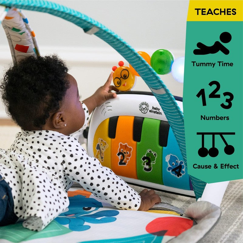 Kickin' Tunes 4 in 1 Baby Activity Gym Play Mat w/ Piano, 0 36M, Multicolor7